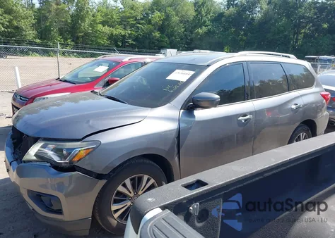 2017 Nissan Pathfinder Sv from USA, damaged, VIN 5N1DR2MM2HC676455